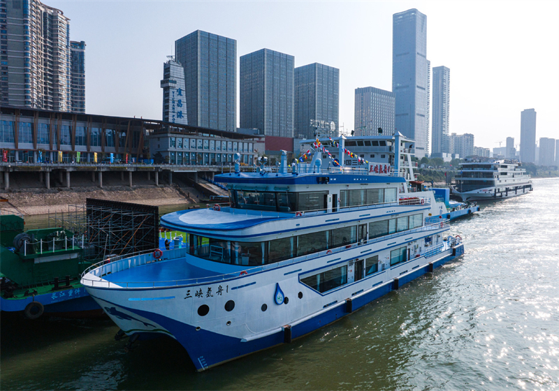 Le premier navire chinois à hydrogène a été mis en service dans la province du Hubei