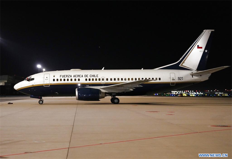 Arrivée du président chilien à Beijing pour le 3e Forum de 