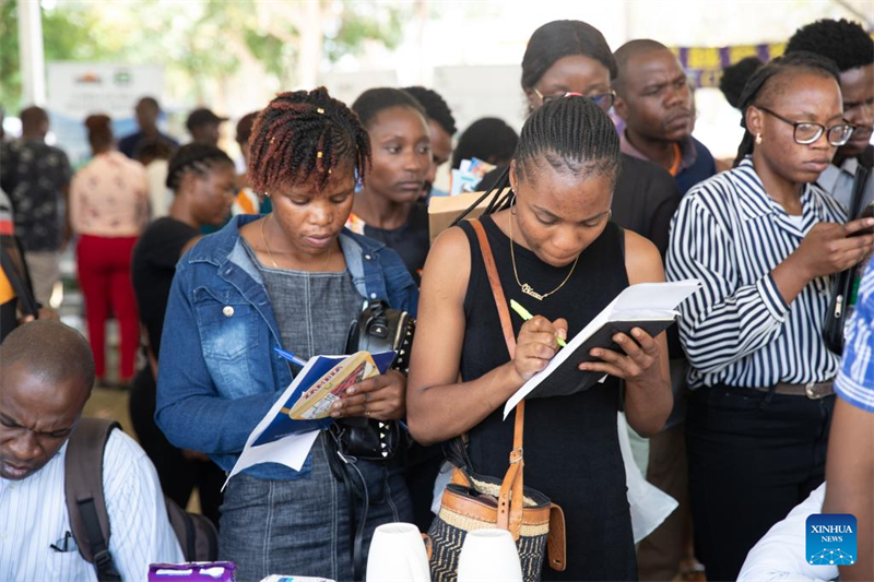 Des entreprises chinoises organisent un salon de l'emploi pour les étudiants zambiens