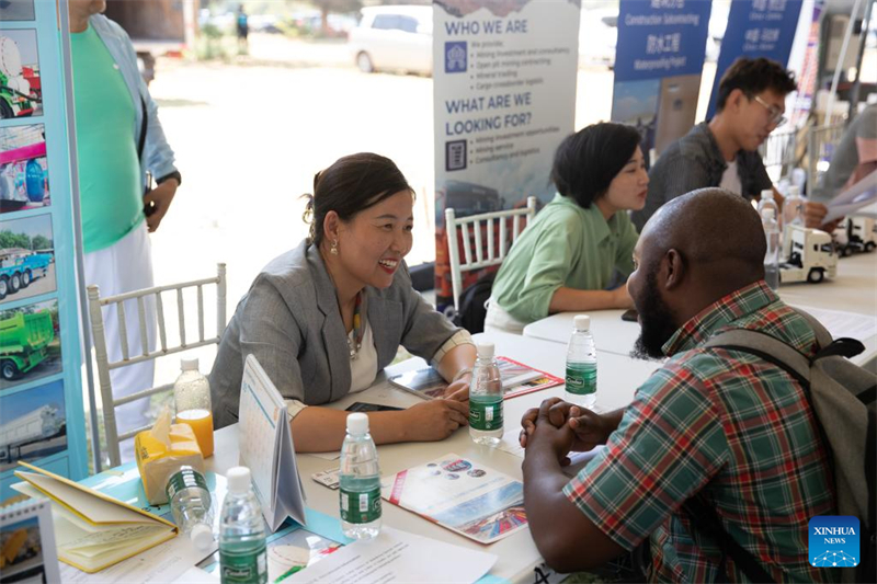 Des entreprises chinoises organisent un salon de l'emploi pour les étudiants zambiens