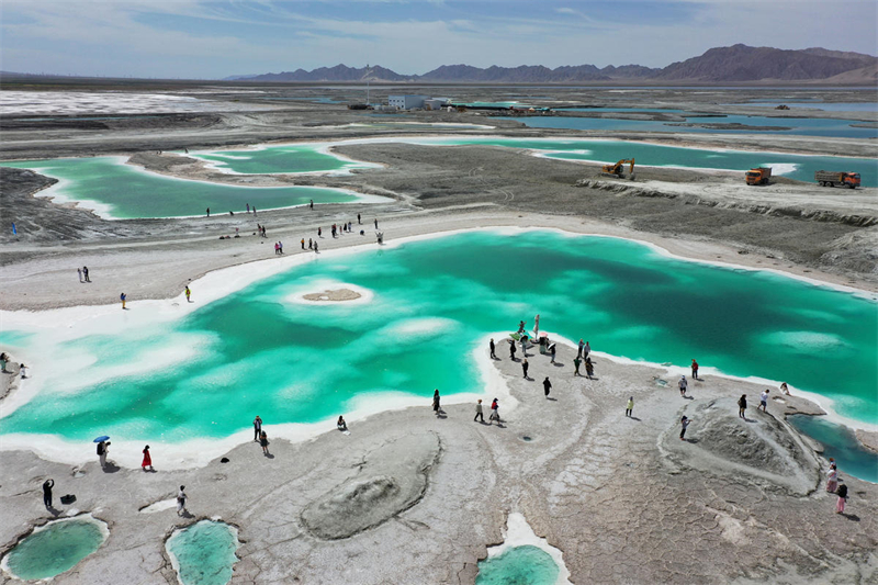 Qinghai : la beauté du lac Feicui à Dachaidan