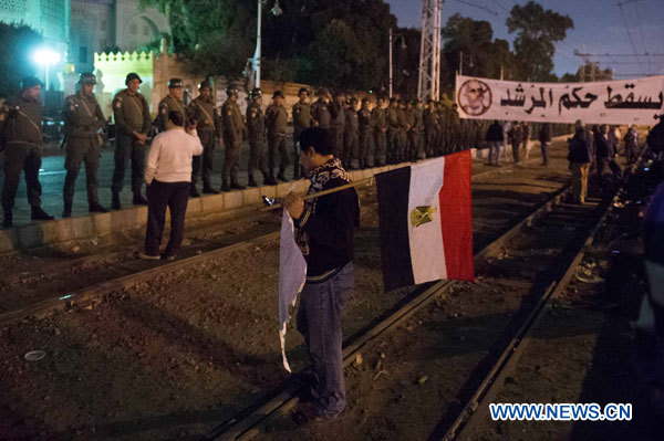 Manifestations de partisans et d'opposants de Morsi en égypte (3)