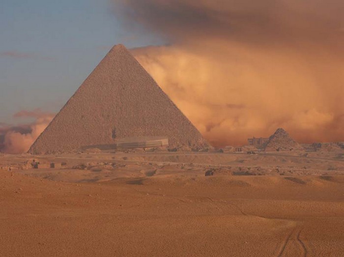 Une tempête de sable