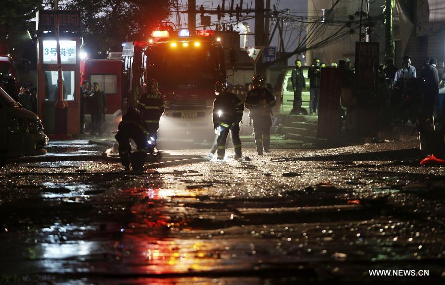 Un mort et seize blessés à la suite d'une explosion à Wuhan  (2)