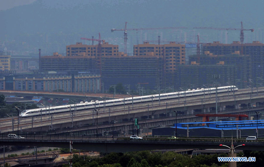 Chine : début des essais de la ligne à grande vitesse Nanjing-Hangzhou-Ningbo 