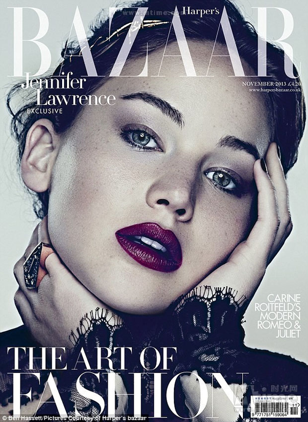 Jennifer Lawrence, "The Girl on fire" pour Harper's Bazaar