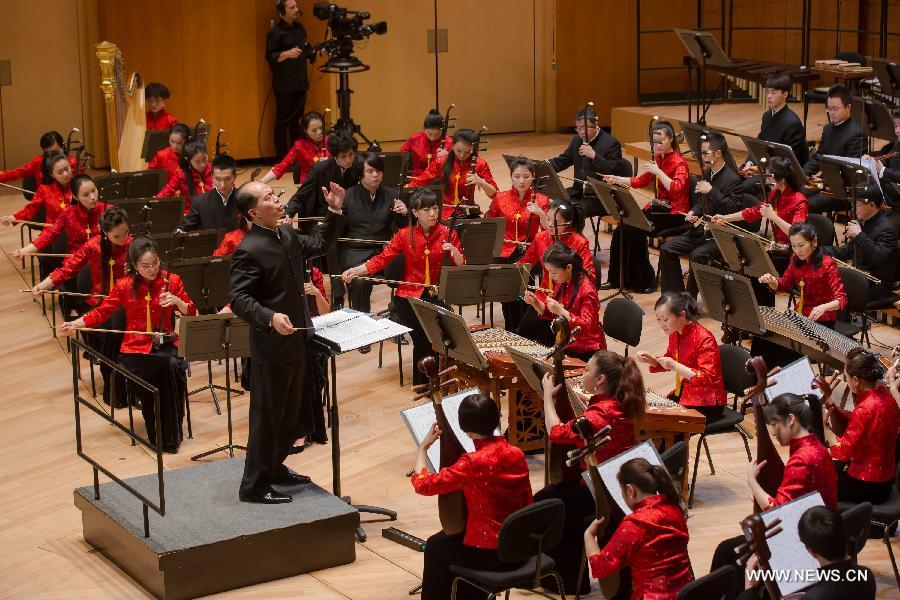 Budapest: des musiciens chinois donne un concert pour le Nouvel An chinois (3)