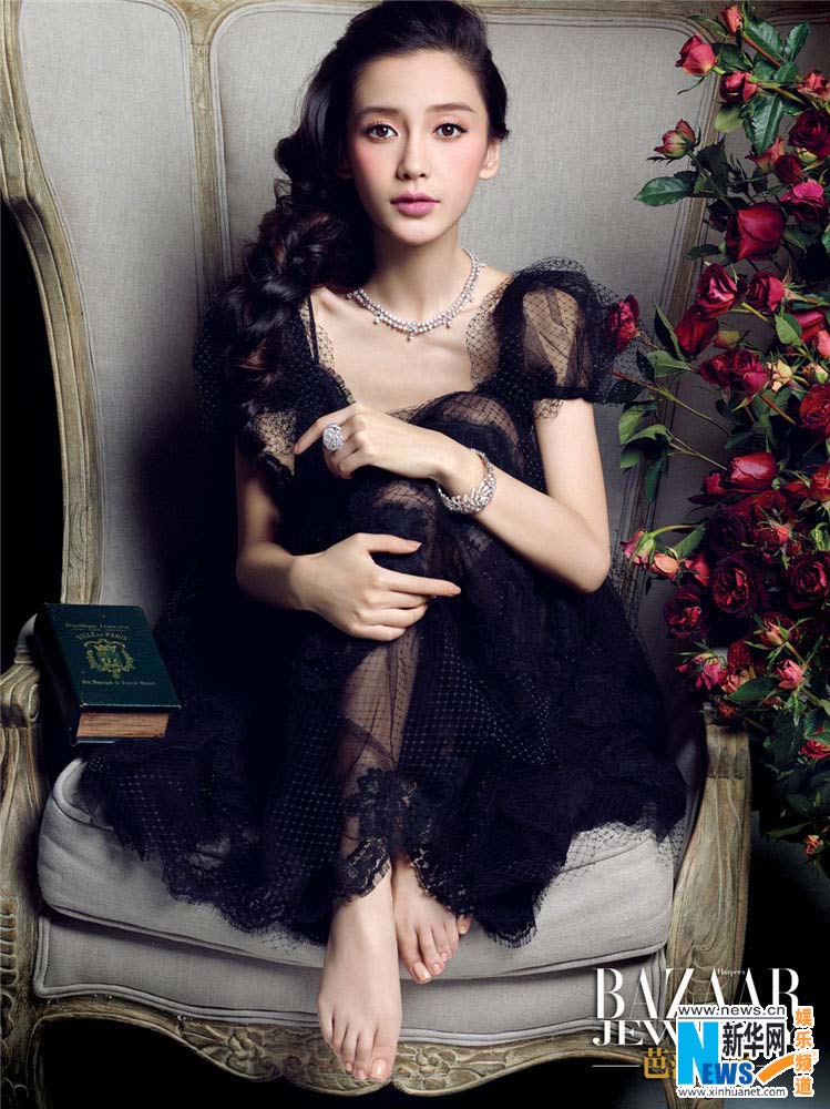 Angelababy pose pour le magazine Bazaar Jewelry (5)